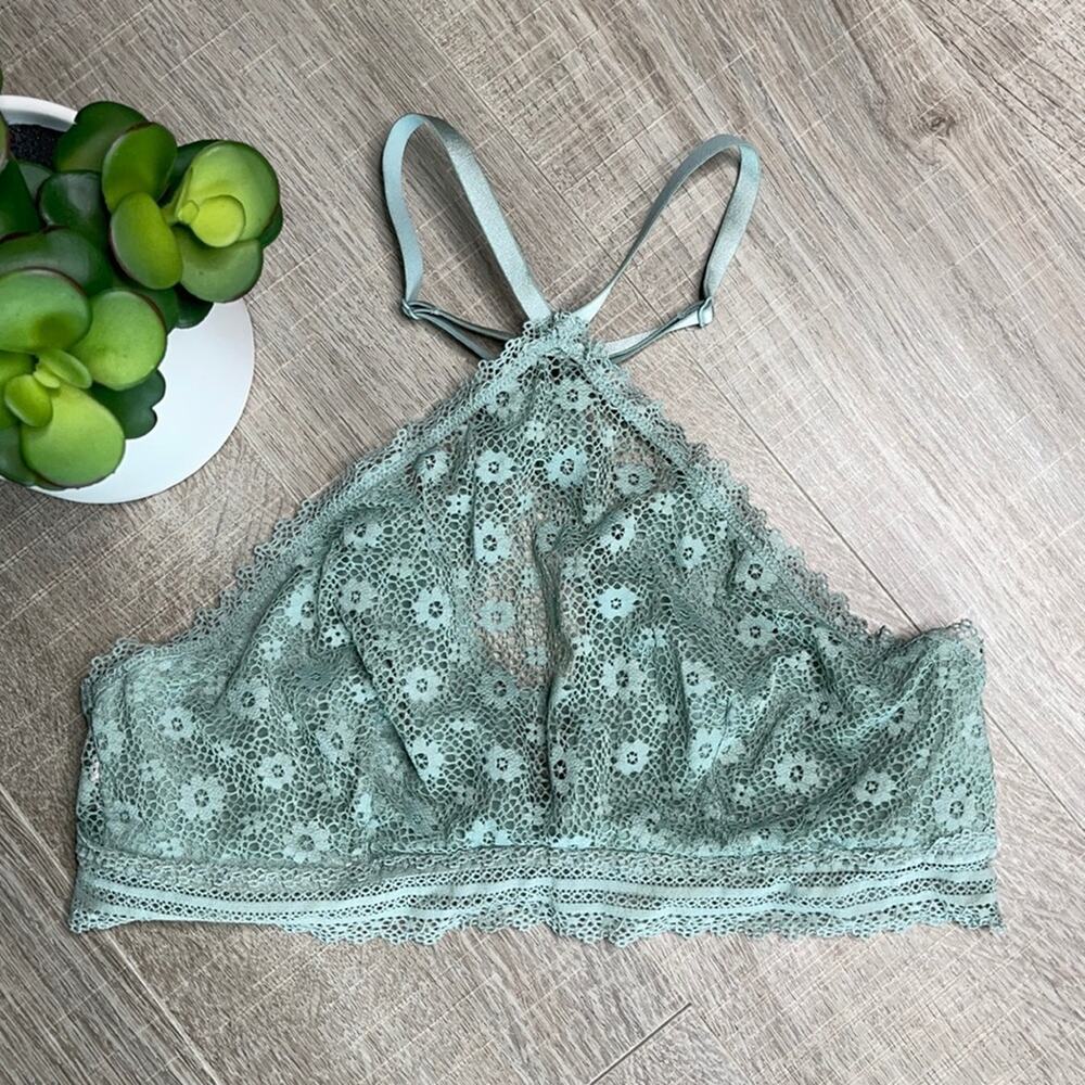 VICTORIA'S SECRET Women's Lace Halter Racerback Bralette